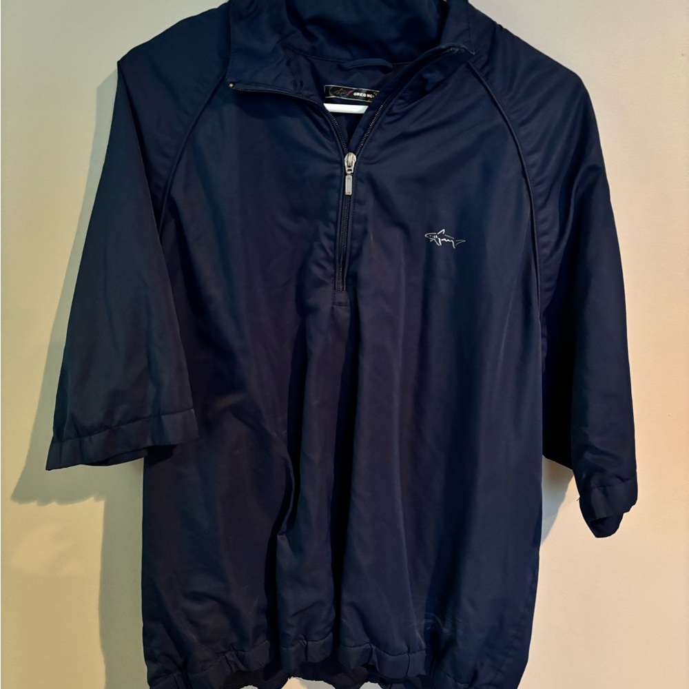 Short sleeve 1/2 zip pullover